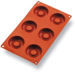 Gastroflex plaque GN 1/3 325x176 de 6 savarins 6.5 cm