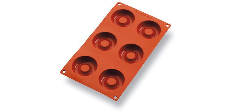 Gastroflex plaque GN 1/3 325x176 de 6 savarins 6.5 cm