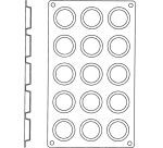 Gastroflex plaque GN 1/3 325x176 de 15 tartelettes 4.5 cm
