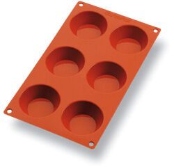 Gastroflex plaque GN 1/3 325x176 de 6 tartes tatin 7.5 cm