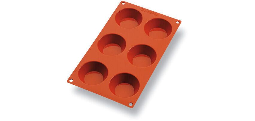 Gastroflex plaque GN 1/3 325x176 de 6 tartes tatin 7.5 cm