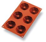 Gastroflex plaque GN 1/3 325x176 de 6 mini-kouglofs 7.2x3.6 cm
