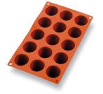 Gastroflex plaque GN 1/3 325x176 de 15 darioles rondes 4.5 cm