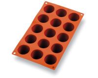 Gastroflex plaque GN 1/3 325x176 de 15 darioles rondes 4.5 cm