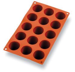 Gastroflex plaque GN 1/3 325x176 de 15 darioles rondes 4.5 cm