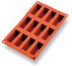 Gastroflex plaque GN 1/3 325x176 de 12 mini-cakes 7.5x3 cm