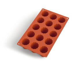 Gastroflex plaque GN 1/3 325x176 de 15 cannelés bordelais 4.5 cm