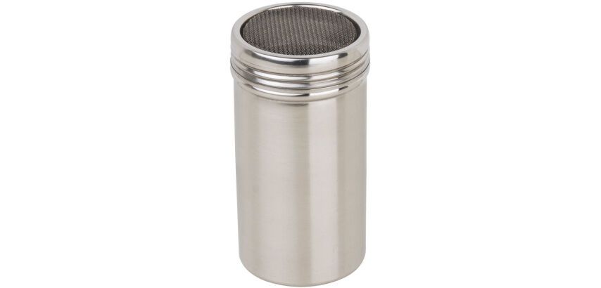 saupoudreuse à tamis vissant inox maille 0.23