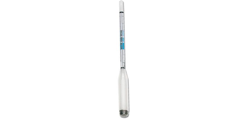 pèse-saumure en verre de 1000 à 1250 g/L