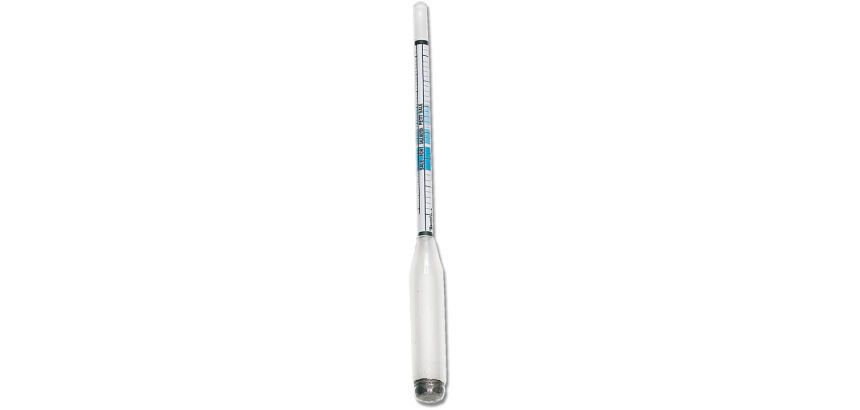 pèse-saumure en verre de 1000 à 1250 g/L