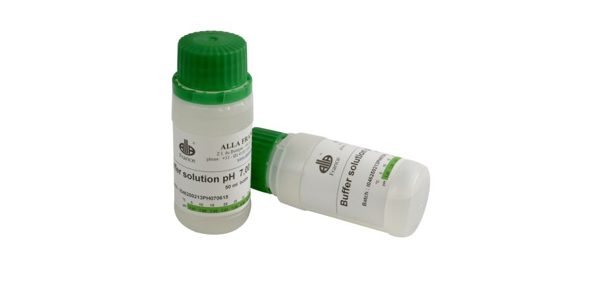 lot de 6 flacons de 50 ml de solution tampon PH7 pour PH mètre