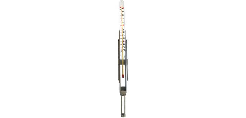 Matfer thermomètre de confiserie et friture de 80 à 200 °C gaine polyamide
