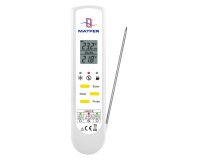 thermomètre DUO infra-rouge sonde repliable IP65 de -55° à +330° c