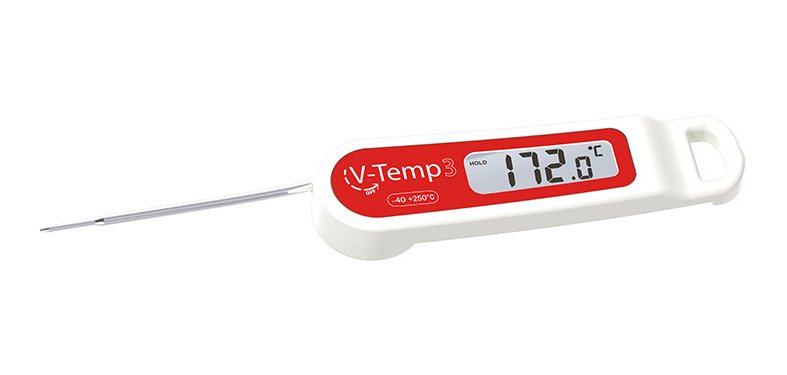 thermomètre digital sonde repliable IP67 de -40 à +250°C