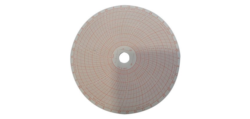 100 diagrammes pour enregistreur de -35 °C à +15 °C