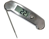 thermomètre digital inox sonde repliable ip65 de -50 à +300°c