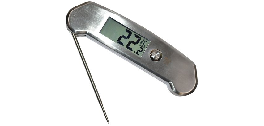 thermomètre digital inox sonde repliable ip65 de -50 à +300°c