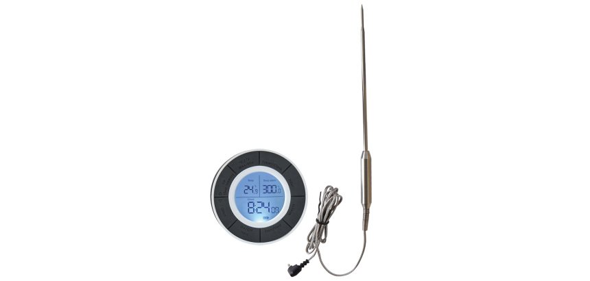 thermomètre numérique avec sonde ip67 pour four de -50 à +300°c