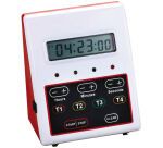 minuteur digital 4 x 99 heures, affiche heures, minutes et secondes