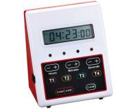 minuteur digital 4 x 99 heures, affiche heures, minutes et secondes