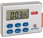 minuteur digital, chronomètre et horloge 24H avec mémoire