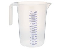 pot polypropylène gradué 1/10 translucide 3 L
