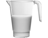 Matfer pichet copolyester cristal empilable gradué dl, cl et ml 1 L