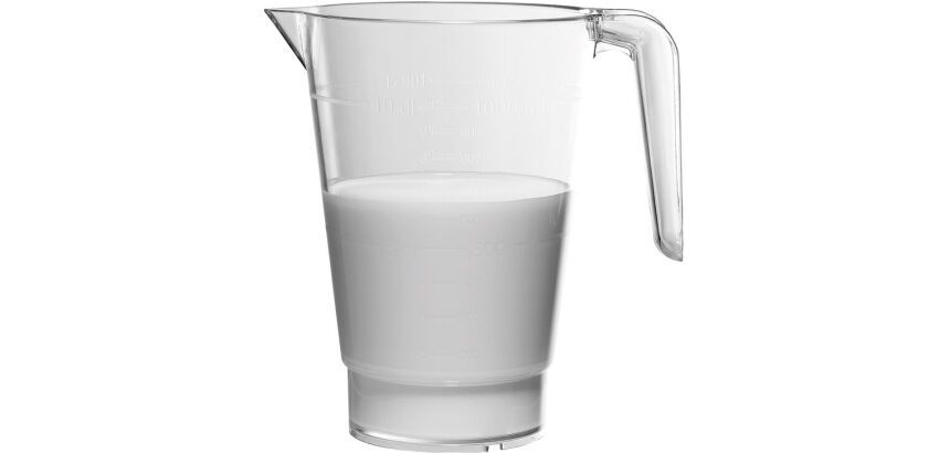 Matfer pichet copolyester cristal empilable gradué dl, cl et ml 1 L