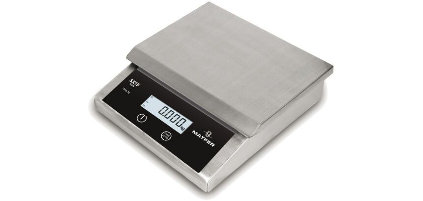 balance digitale inox SX 15 IP65 jusqu'à 15 Kg/1 g