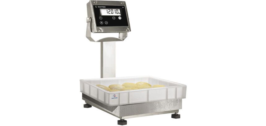 balance colonne digitale TF 30 inox jusqu'à 30 Kg/5 g
