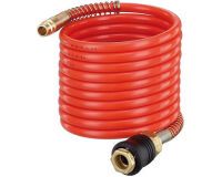 tuyau spirale 5m avec 2 raccords rapides pour pistolet et compresseur