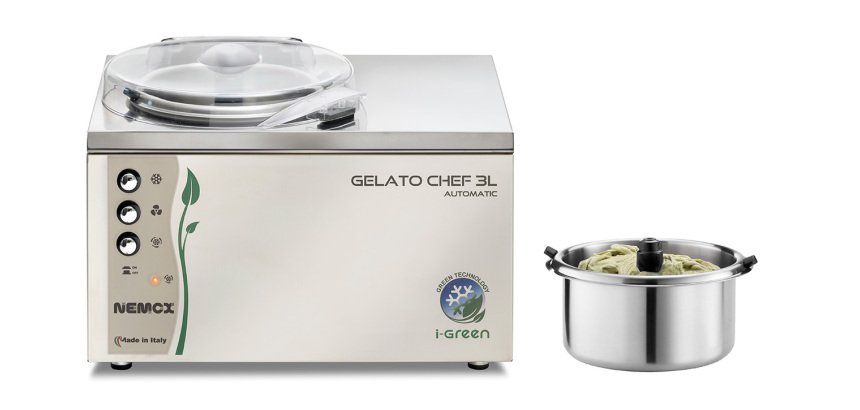 Nemox sorbetière professionnelle gelato chef 3 i-Green 40,5x32,5x30 cm