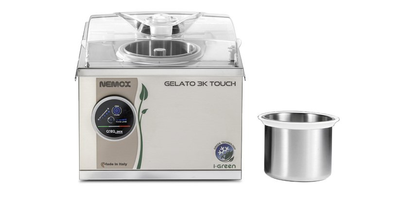 Nemox sorbetière professionnelle gelato 3K touchi-Green 34x43x25 cm