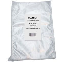 100 sacs sous-vide lisse 90 microns 25 x 35 cm