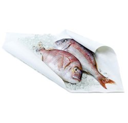 carton de 10 kg de papier alimentaire ingraissable blanc 25x32 cm