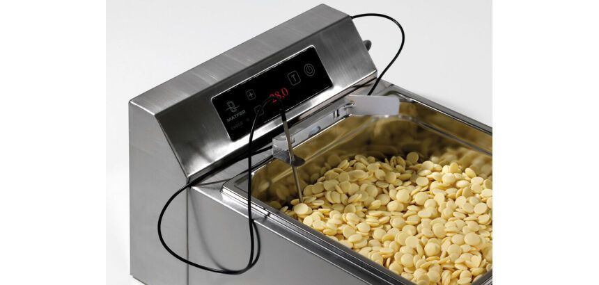 Choco sonde inox avec fil et support pour tous modèles trempeuses et tempéreuses