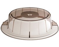 cloche assiette coloris fumé pour assiette ø 25/27 cm