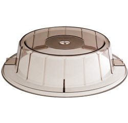 cloche assiette coloris fumé pour assiette ø 25/27 cm