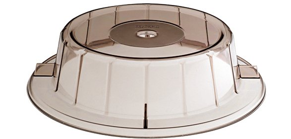 cloche assiette coloris fumé pour assiette ø 25/27 cm