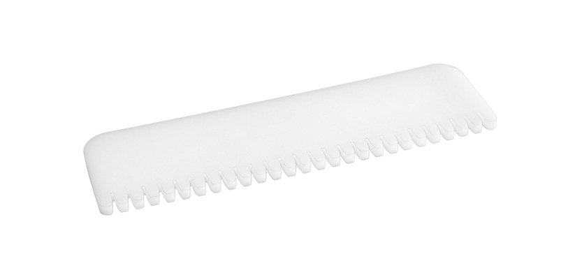 peigne petit modèle pour cordes à guitare  L 20,3 cm