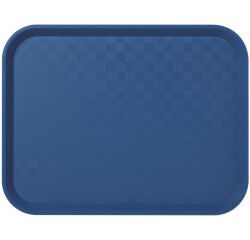 Plateau fast food 35 x 27 cm - bleu