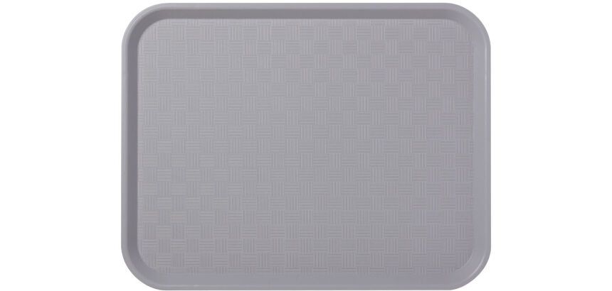 Plateau fast food 35 x 27 cm - gris