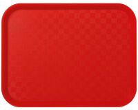 Plateau self 46 x 36 cm - rouge