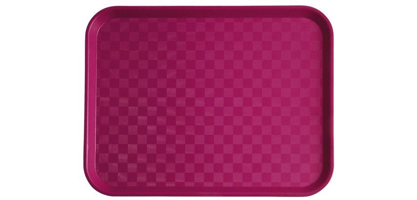 Plateau fast food 35 x 27 cm - fuchsia