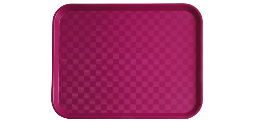 Plateau fast food 35 x 27 cm - fuchsia