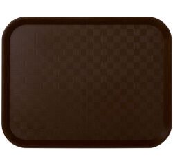 Plateau self 46 x 36 cm - marron