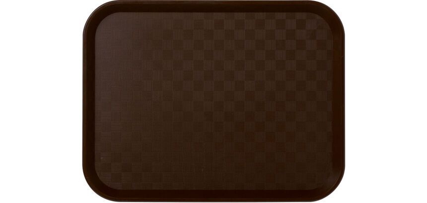 Plateau self 46 x 36 cm - marron