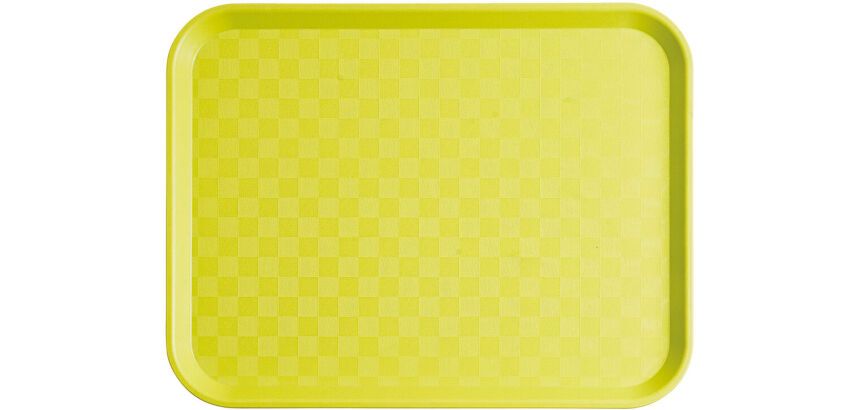 Plateau fast food 35 x 27 cm - vert anis
