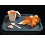 Plateau petit déjeuner GN 1/2 32,5 x 26,5 cm - gris