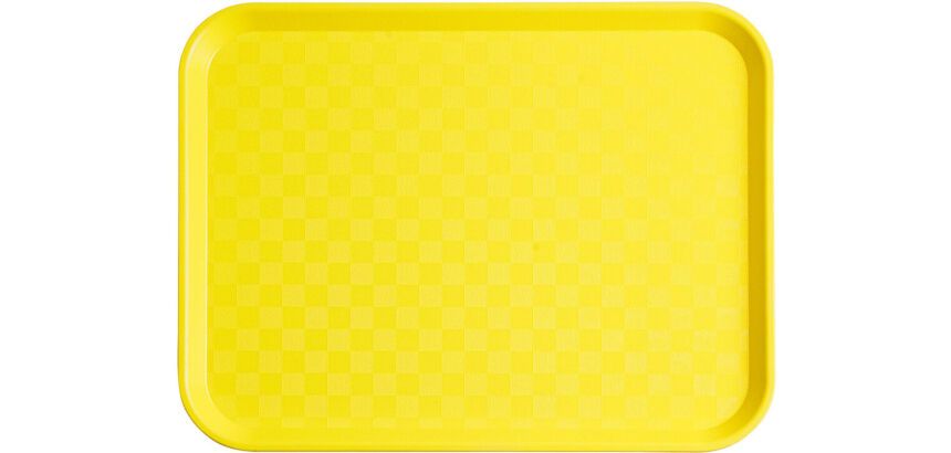 Plateau self 46 x 36 cm - jaune